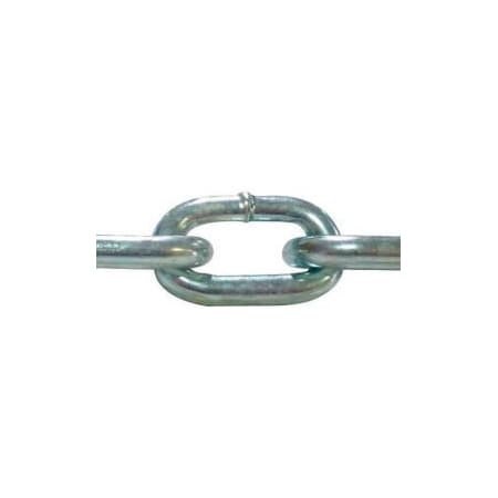 Advantage Sales & Supply Advantage Grade 30 Proof Coil Chain ZPPC187x250 - 3/16" Dia. - 750 Lb. Cap. - 250' Pail -Bright Zinc ZPPC187x250